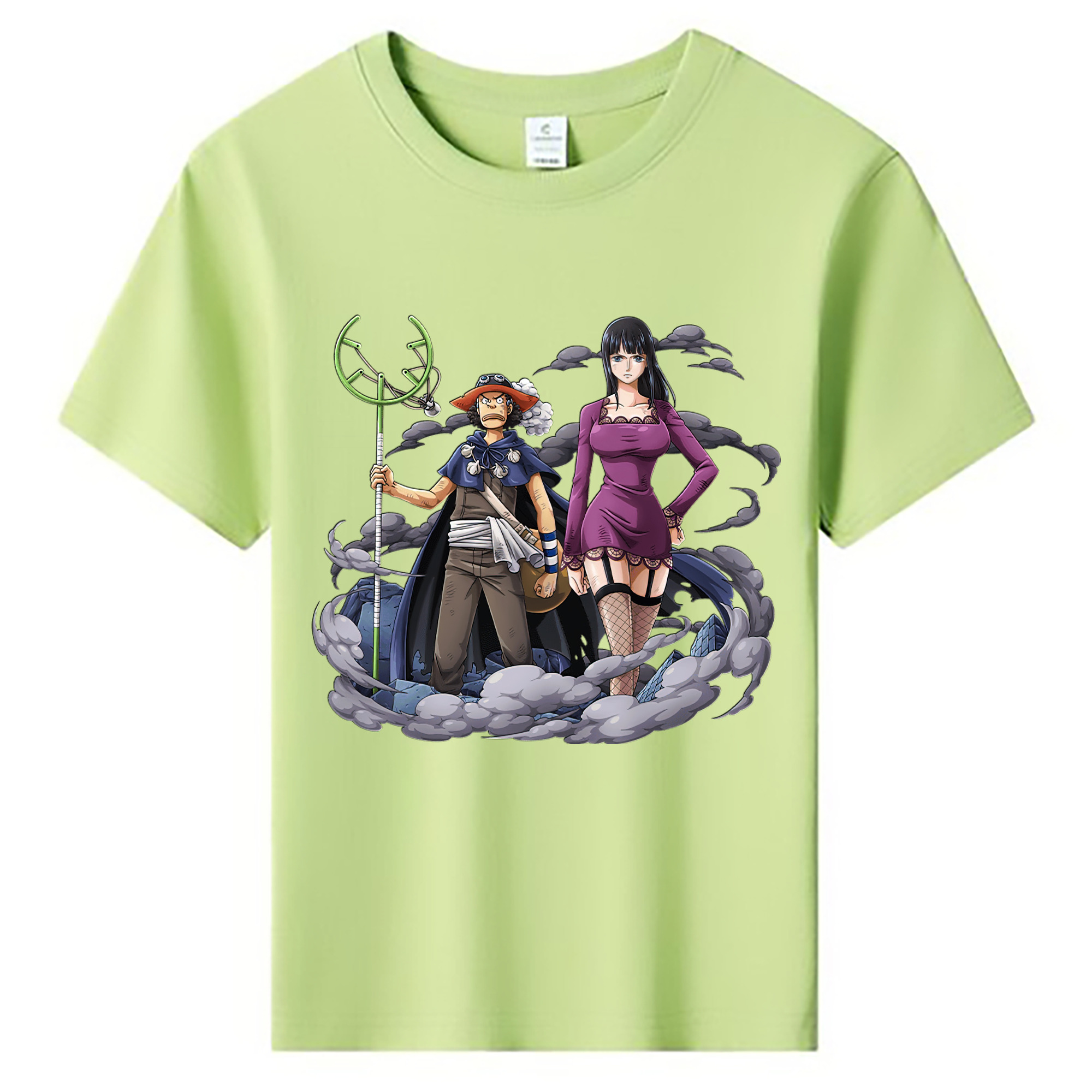 ワンピース ニコ・ロビン ONE PIECE Nico Robin 綿100％キッズTシャツ（フロントプリント）